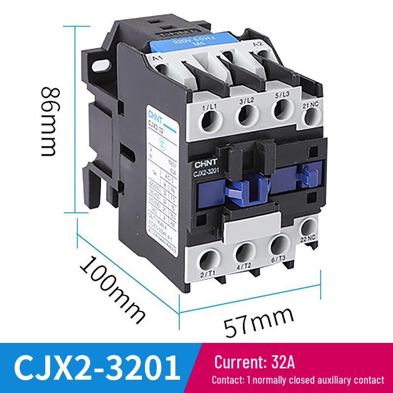 Zhengtai NXC AC Contactor 220V Single-Phase / 380V Three-Phase Normally Open/Closed CJX2-1210 1810