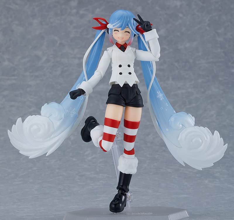 Max Factory Character Vocal Series 01 Хацунэ Мику~Снежная Мику (Гранд Вояж Вер.) Фигурка figma многоцветная M06807