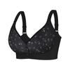 0XL-7XL Super Large Size Underwear European and American Size Adjustable Shoulder Strap Popular Printed Front Buckle Large Size Bra