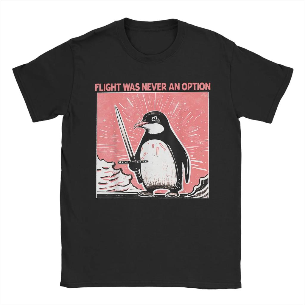 Flight Was Never An Option(7) T-Shirt Summer Cotton T Shirts For Men Fashion Custom DIY Tee Shirt Short-Sleeved Y2K Funny Tops