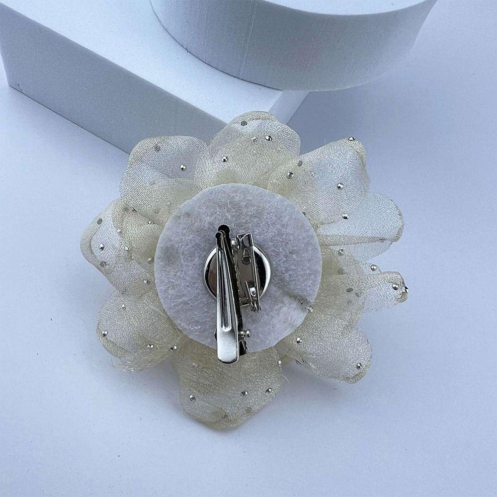 Костюм свитер пальто большой цветок брошь ювелирные изделия значок аксессуары тканевые художественные булавки на лацкан новый корсаж