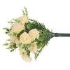 1 Branch??Faux Silk Flower?No-watering?Reusable?Bright-colored?Real Looking Artificial Carnation Wedding Flower?for Balcony?