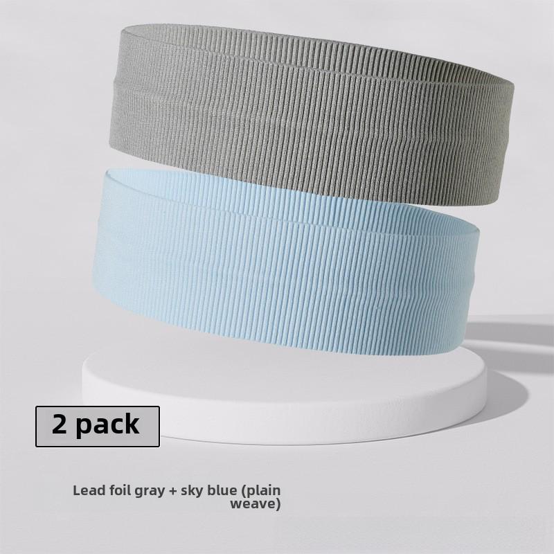 Унисекс-повязка на голову с вышивкой, впитывающая пот, для занятий спортом, бега, фитнеса и йоги