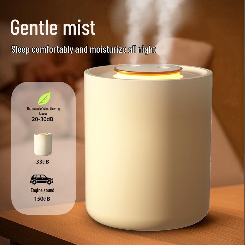 Компактный USB увлажнитель с двойным распылением для дома, офиса или общежития - Распылитель тумана и аромадиффузор.