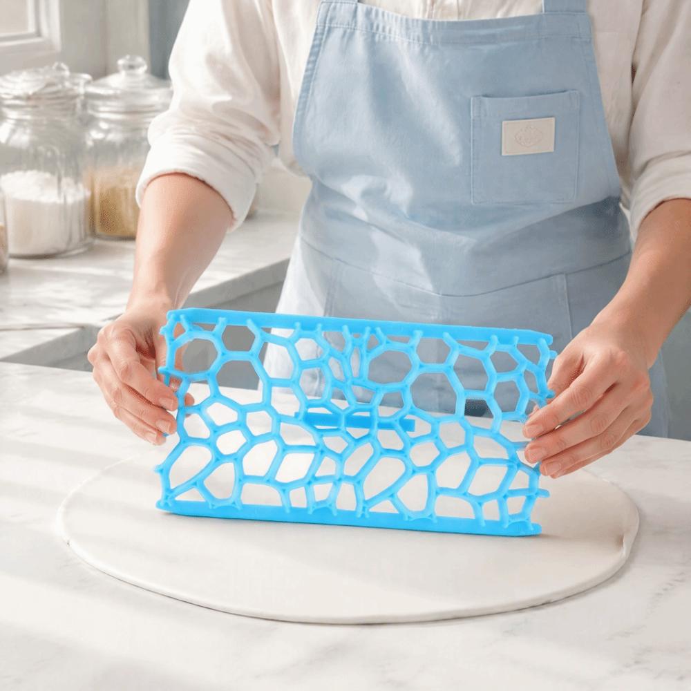 Flower Shape Cake Cutter Blue Baking Tool Practical Decorating Tool Cakes and Cookies