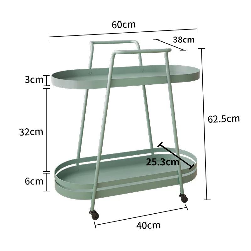 Кованый железный диван для гостиной, приставной столик, современный минималистский домашний балкон, тележка для журнальных столиков в скандинавском стиле для общежития, тележка для ресторана