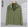 Fleece Jacket Men's Autumn and Winter Handsome Casual Polar Fleece Thickened Warm Couple's Large Size Loose Sweatshirt
