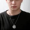 Кулон-амулет Lucktune Узел Ведьмы с Кельтским узлом, Нержавеющая сталь, Двойной амулет, Защита, Женское ожерелье, Винтажная бижутерия, Подарок