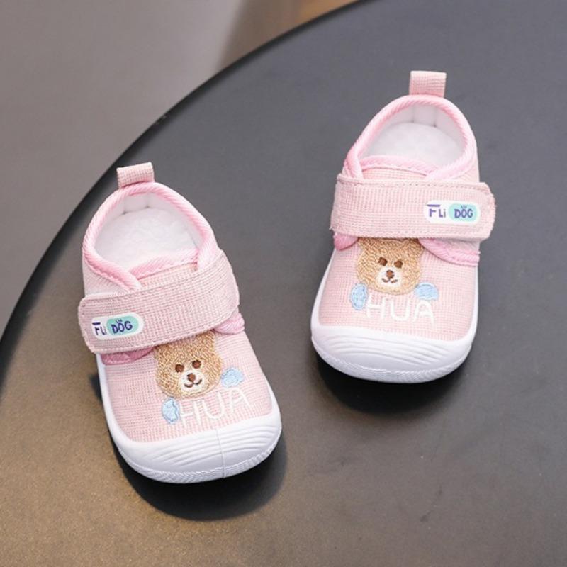 Infant and Toddler Closed-toe Anti-kick Cloth Shoes Breathable Baby Shoes Soft-soled Toddler Shoes