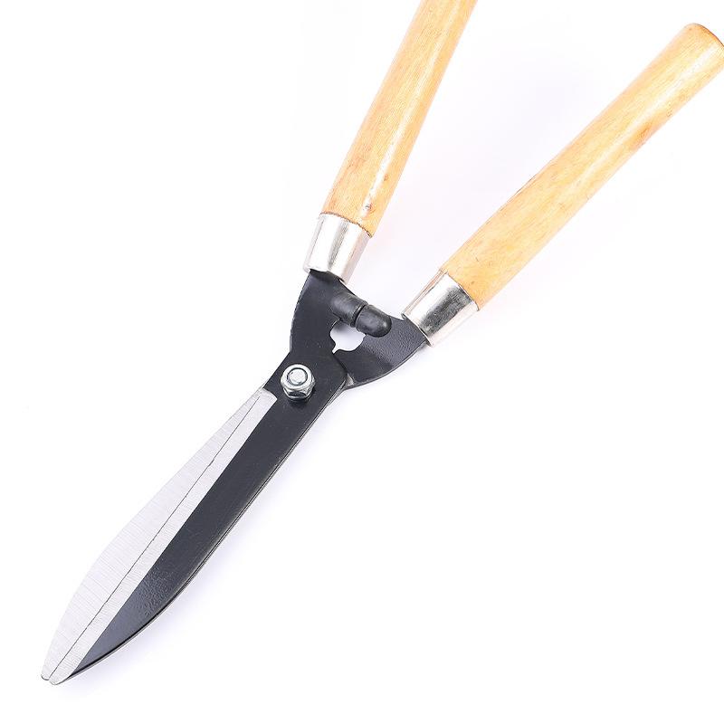 Большие садовые ножницы, цветочные ножницы, секатор для деревьев, резак с деревянной ручкой, сучкорез, профессиональный инструмент для ландшафтного дизайна и газона