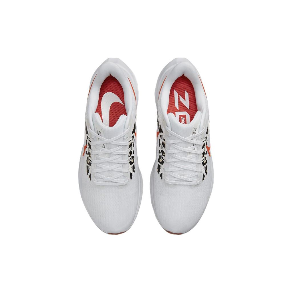 Nike Air Zoom Pegasus 39 White Leopard Women Sneakers Platinum-Tint Metallic-Summit-White Team-Orange DZ5214-100