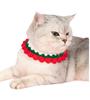 Вязаный ошейник для питомца Ошейник для питомца Милое вязаное ожерелье с цветком Аксессуар для кошек Милые цветы Отлично подходит для социальных сетей Милый Милый для питомцев Окружность шеи Мягкий