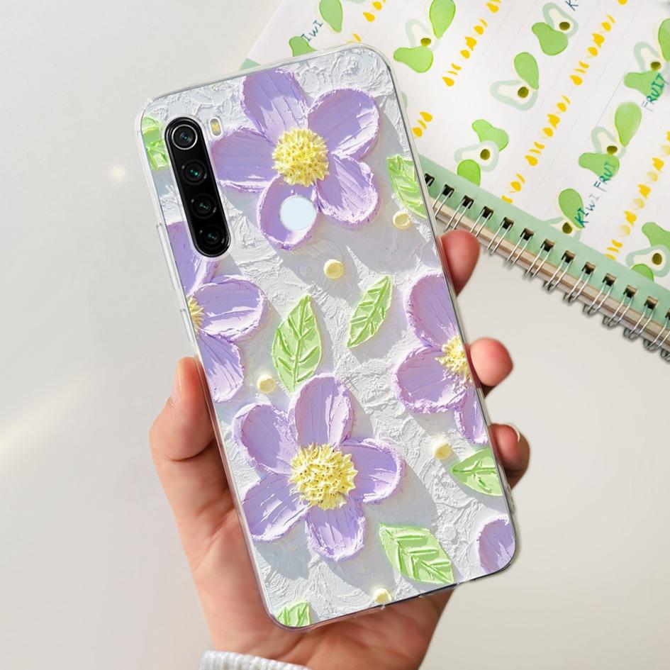 Для Xiaomi Redmi Note 8 Чехол Милый Мультяшный Мягкий Силиконовый Чехлы Для Телефона Для Xiaomi Redmi Note 8T 8 t Чехол На Redmi Note8 Задняя Крышка