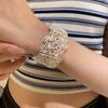 Матовый винтажный браслет с цветочным принтом - Элегантное и универсальное женское украшение