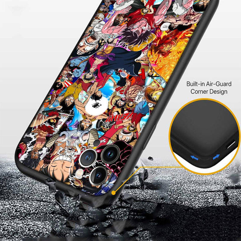 MH119 Чехол One Piece Луффи для Samsung A06 A35 A25 A24 A15 A05S A05 M55 M35 M15 A02 A12 A13 A10 A16 A20 A30 A22 A31 A32 A33 A42 A50