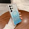 Прозрачный силиконовый чехол с магнитом и градиентным блеском для Samsung Galaxy S25 S24 S23 S22 Plus Ultra S23FE Ударопрочный чехол