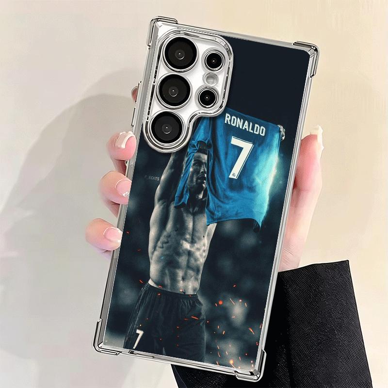 Футбольная звезда R-Роналду C-CR7 Мягкий чехол для телефона для Samsung Galaxy S26 Ultra S25 Edge S24 FE S23 Plus S22 S21 + S20 Покрытие Анти-F