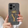 Lovely Letters Case For Redmi Note 14 4G Europe Version Full Protection Phone Bumper For Note14 4G Shockproof Back Cover Coque
