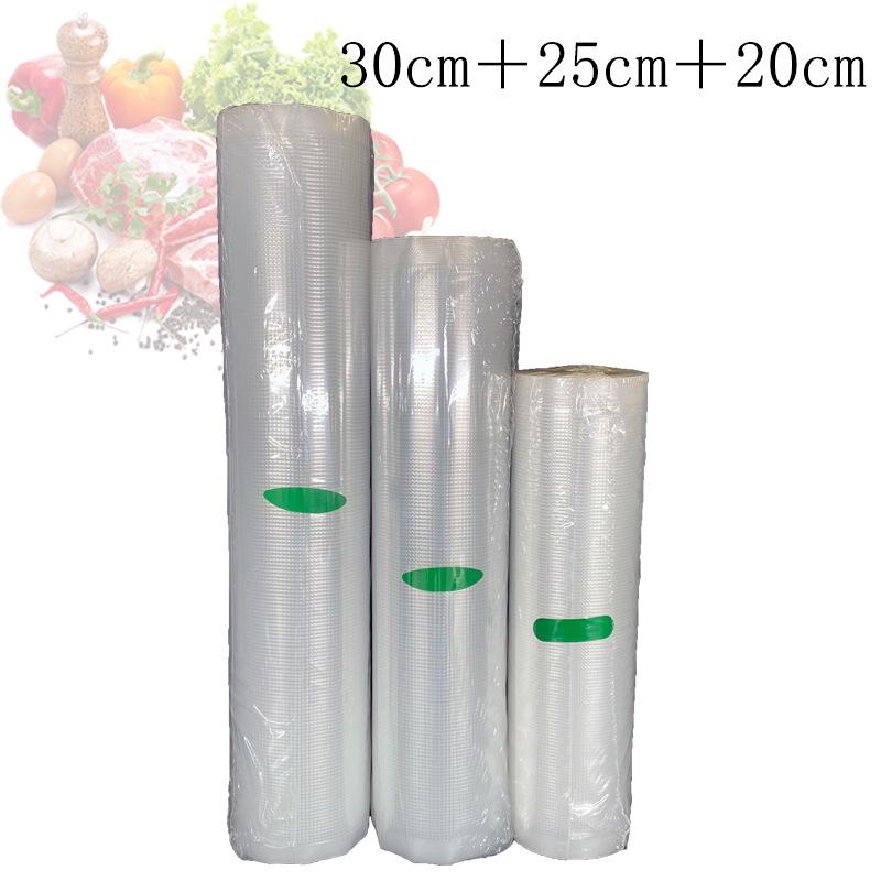 Прозрачный текстурированный нейлоновый вакуумный рулонный пакет - Утолщенный, пищевой