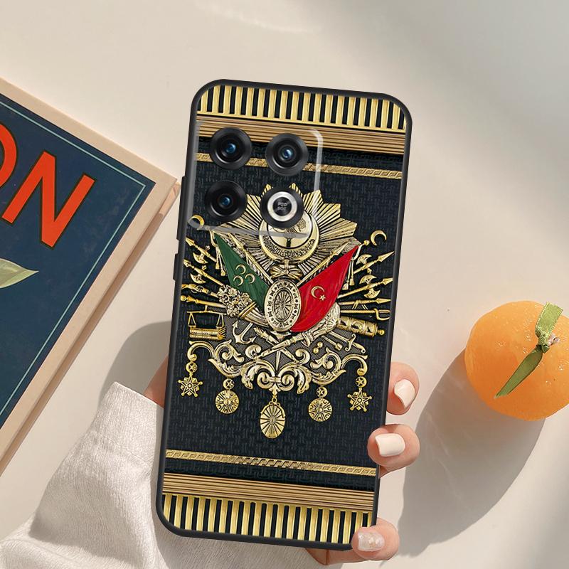 Чехол-визитница с гербом Османской империи для OnePlus 12R 13R 13T 10R 15 13 12 11 10T 8T Nord CE 4 3 2 Lite N20 N30 Nord 5