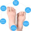 24 шт. подушечки для пальцев ног от мозолей, волдырей, мозолей, гелевые защитные чехлы для пальцев ног