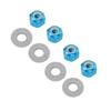 Wheel Hex Lock Nut Fit for Wltoys 1 14 144001 RC Car Upgrade AccessoryBlue A949 49R