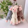 Playful Alpaca Plush Keychain Cute Mini Doll Super Soft Accessory For Bag Charm