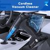 2 in 1 Cordless Car Vacuum & Air Compressor, 5000PA Suction, 150PSI Auto-Shutoff, LED Light, Fast Charging for Car, Home, Motorc