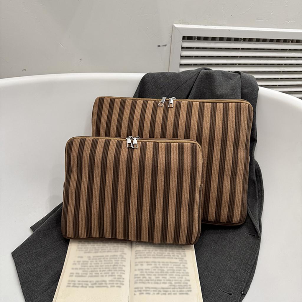 Corduroy Striped Thin Computer Carrying Bag Computer Sleeve Bag Computer Liner Bag