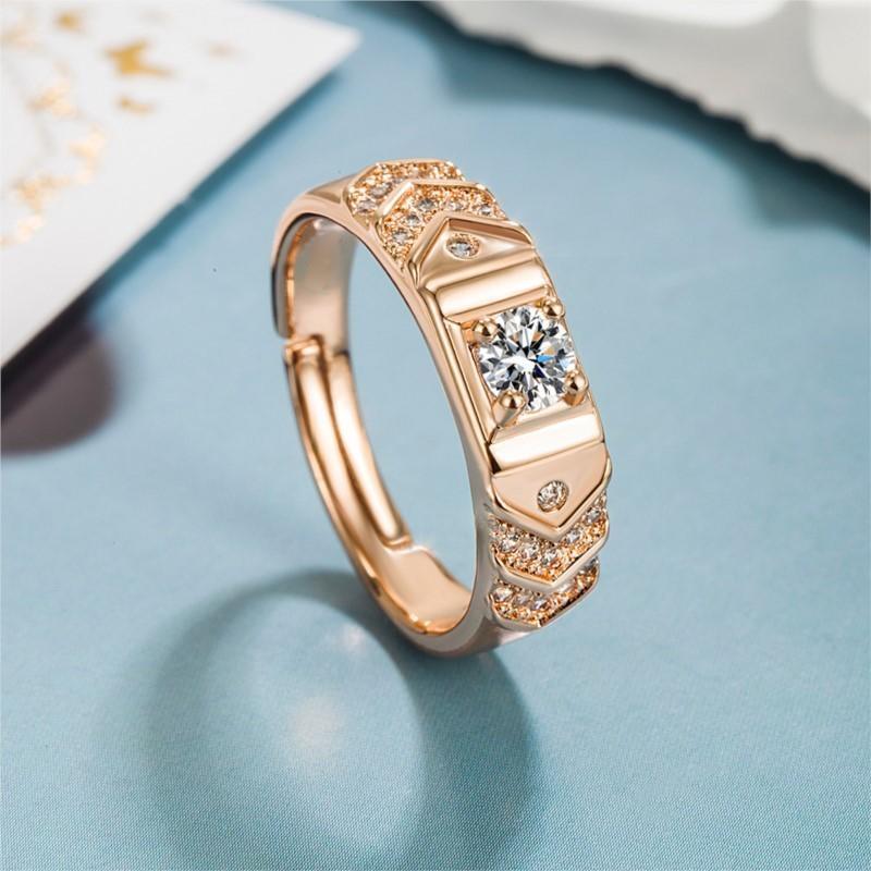 ANENJERY Кольцо с кубическим цирконием для женщин и мужчин, креативные модные роскошные кольца, свадебные обручальные украшения, anillos mujer