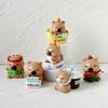 Action Capybara Figure Cartoon Model Toy Decoration Doll Children Gifts Ornament