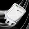 Двойное быстрое зарядное устройство 58 Вт с 2 портами USB PD+QC3.0, варианты вилок EU/US/UK/KR/AU