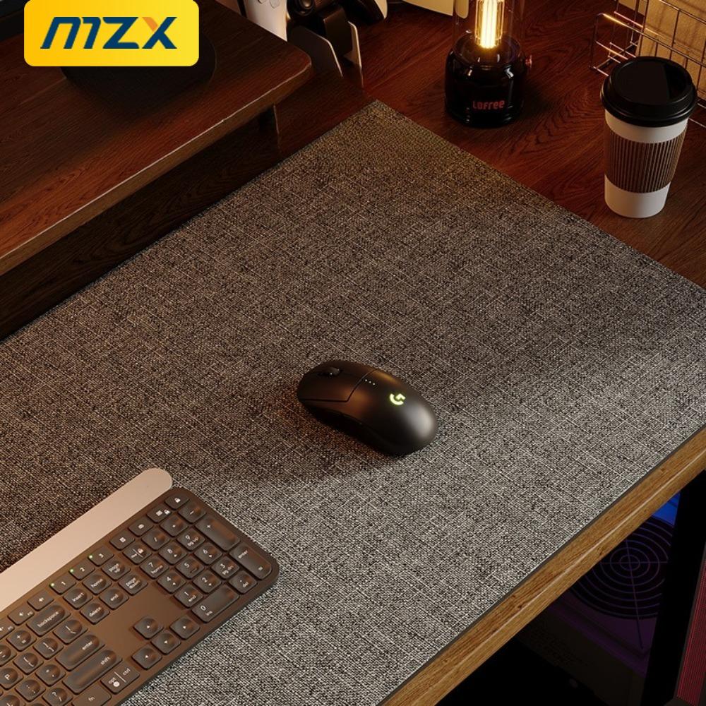 MZX Mouse Pad Linen Cotton Office Desk Pads Cushion Waterproof Anti-slip Gaming Mice Mat PC Computer Laptop Game Accessories