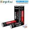 KEPTU 14500 850mAh 3.7V Li-ion аккумуляторные батареи AA литиевая ячейка для светодиодных фонариков налобных фонарей мышки