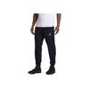 Nike Solid Color Drawstring Elastic Waist Joggers With Brand Logo Print And Cuffed Ankles Men Bottoms Black 934561-010