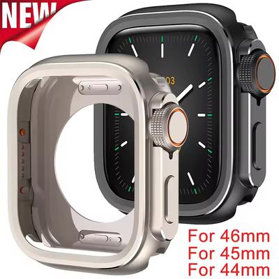 Новый корпус из алюминиевого сплава для Apple Watch Case Ultra 2 49 мм 46 мм 44 мм 45 мм Металлический бампер Защитная крышка IWatch Серия 10 9 8 7 6