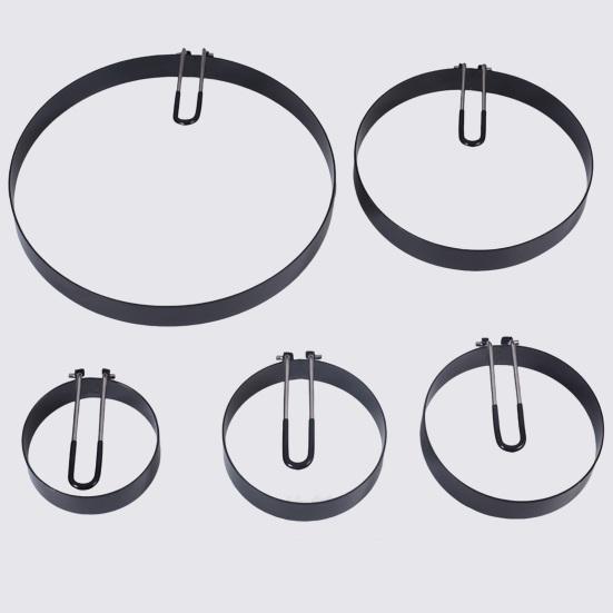 Egg Rings with Silicone Handle Stainless Steel Omelette Round Mold Premium Ring for Frying Eggs Burgers Pancakes Breakfast Cooking Shaper