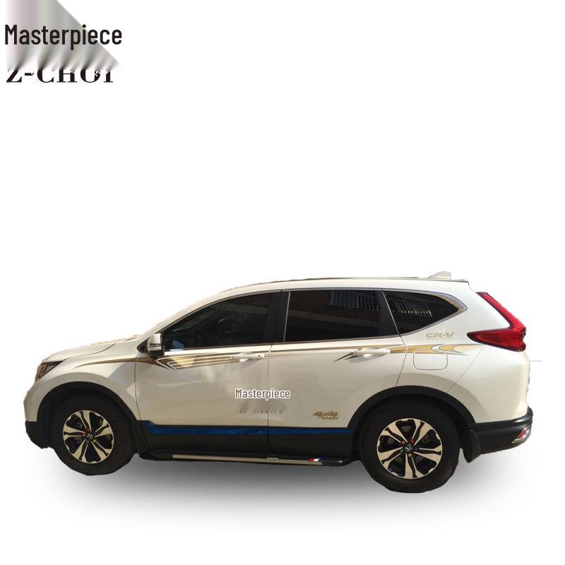 07-20 CRV Наклейки с полосами цвета кузова: Индивидуальные наклейки для наружного оформления
