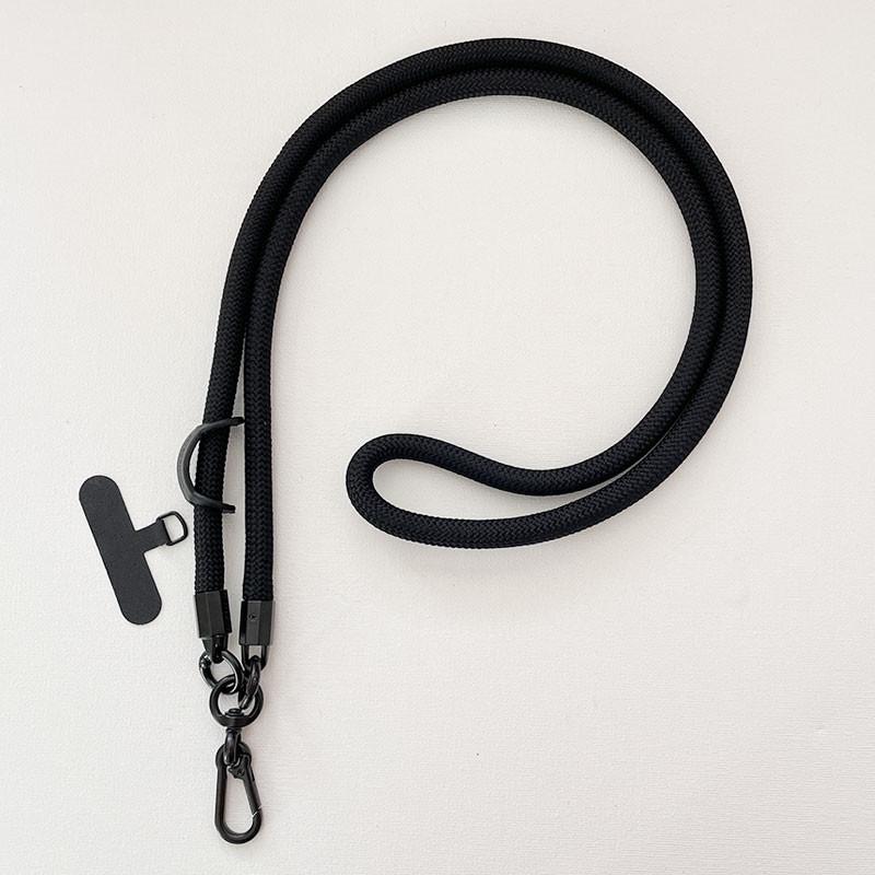 Necklace Carry Lanyard Strap For iPhone 16 15 14 Samsung S25 Xiaomi Case Climbing Hanging Shoulder Cord Rope Clip Card Sticker