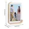 Wood Picture Frame Tabletop Clear Acrylic Photo Display Stand Nordic Holder for Entrance