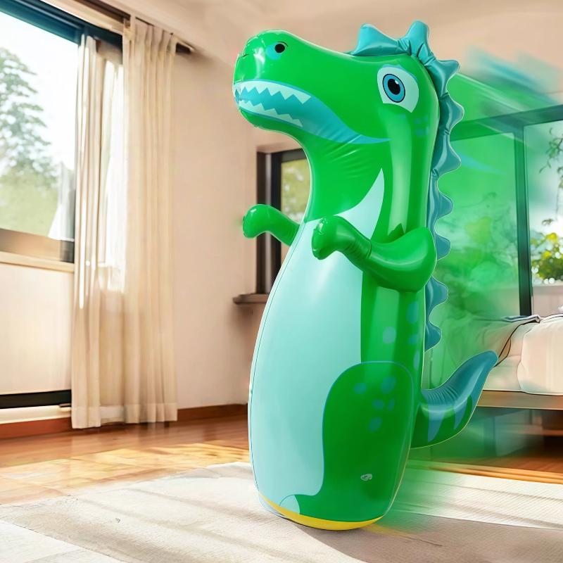 Dinosaur Tiger Dolphin Inflatable Standing Punching Bag Tumbler Boxing Children Adult Sport Toys Kids Activity Outdoor Game Gift