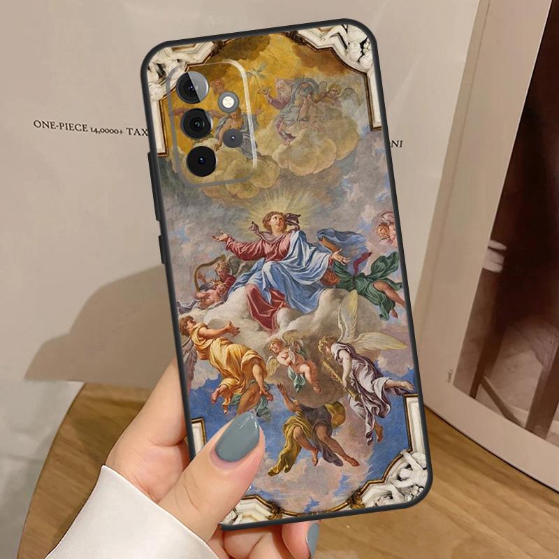 Чехол Ренессансные Ангелы для Samsung Galaxy A56 A36 A16 A06 A13 A33 A53 A52 A32 A12 A54 A34 A14 A35 A55 A17 A15