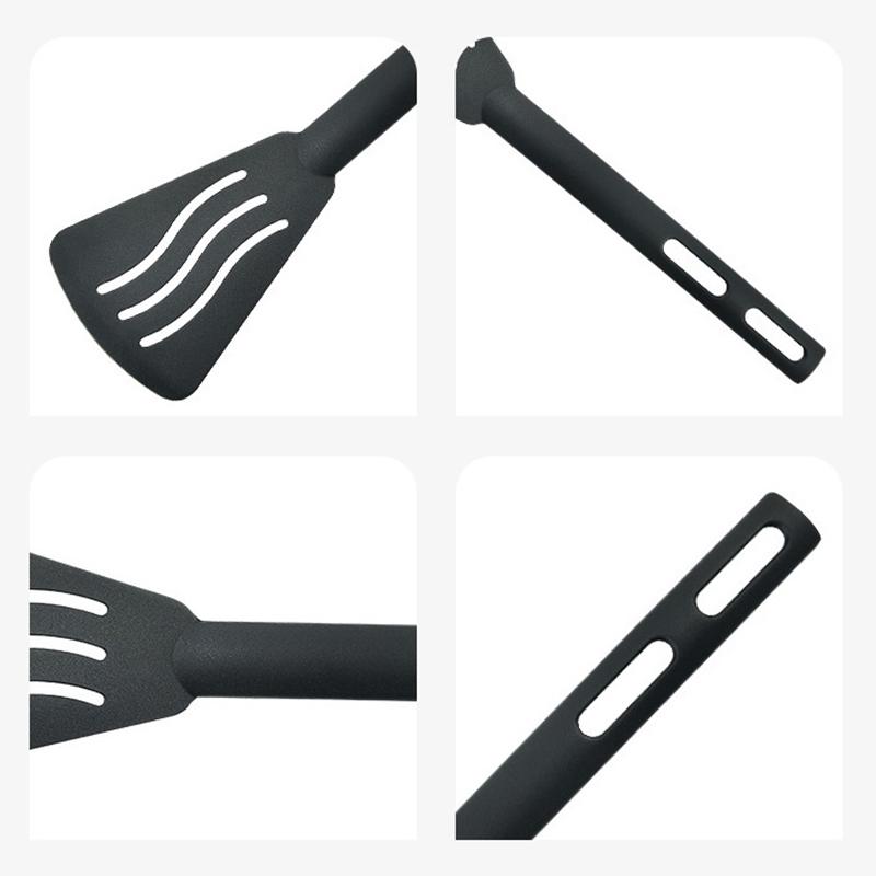 Utensils Set Serving Cooking Kitchen Cutlery Spoons Nylon Kit Spatula Tableware Portable Camping Plastic Slotted Flatware