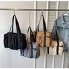 Casual large-capacity nylon bag women's 2025 new versatile shoulder bag short trip tote bag