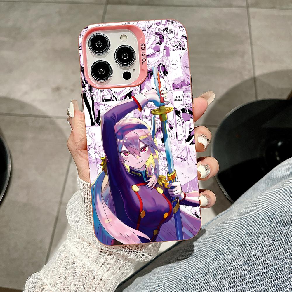 Mato seihei no slave Uzen Kyouka Phone Case for iPhone 17 16 15 14 13 12 11 X XR XS 8 7 Air Pro Max Plus Translucent Pink Cover