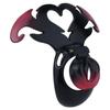 LEZEE Gradient Resin Chastity Cage Security Penis Lock BDSM Device With Devil Wings For Men Cock Cages Sissy Sex Toys For Men