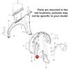 20 PCS Fender Liner Wheelhouse Liner Splash Shield Bolt Screw, 11548270 Fender Screw Compatible with GM Chevrolet Camaro Colorado Cruze Equinox