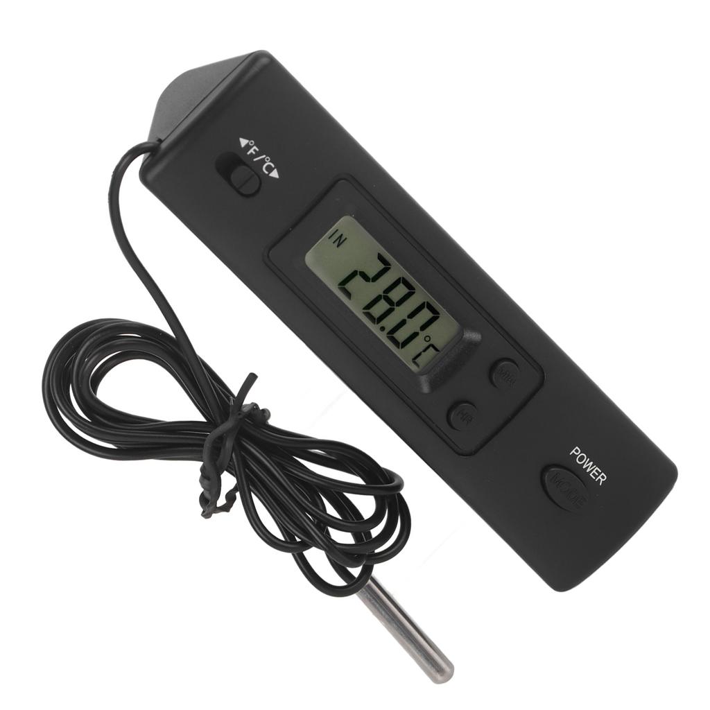 Electronic LCD Digital Temperature Meter Thermometer Probe Sensor Wired for Refrigerator
