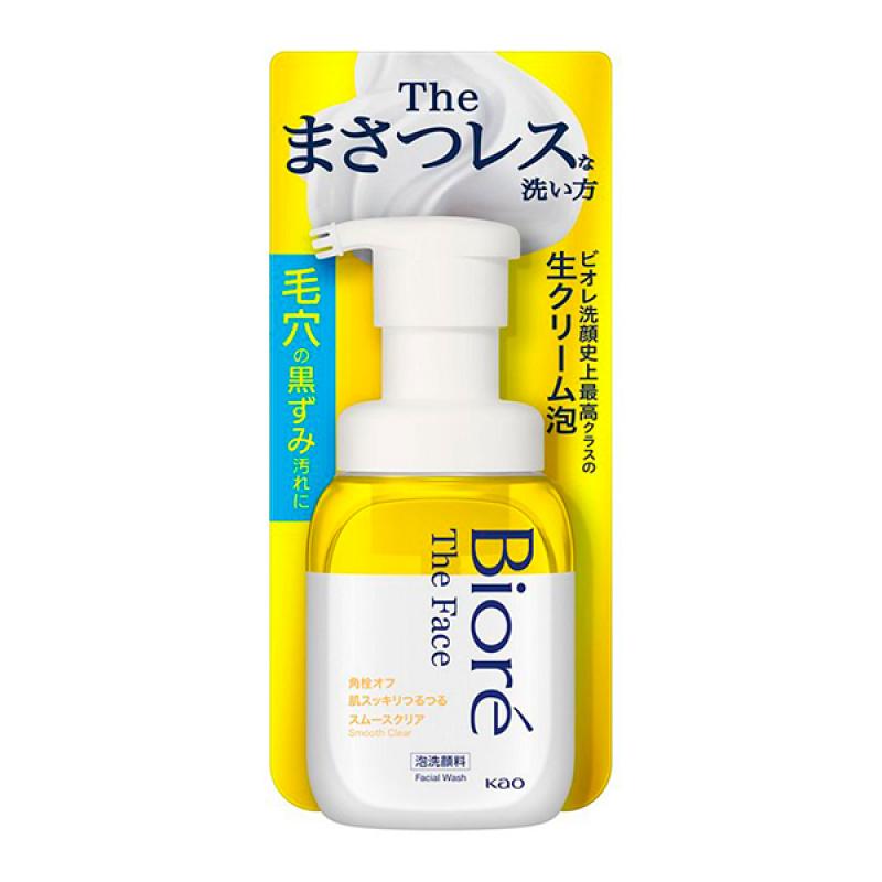 Biore The Face Foaming Cleanser Smooth Clear Cleansing Foam 200ml