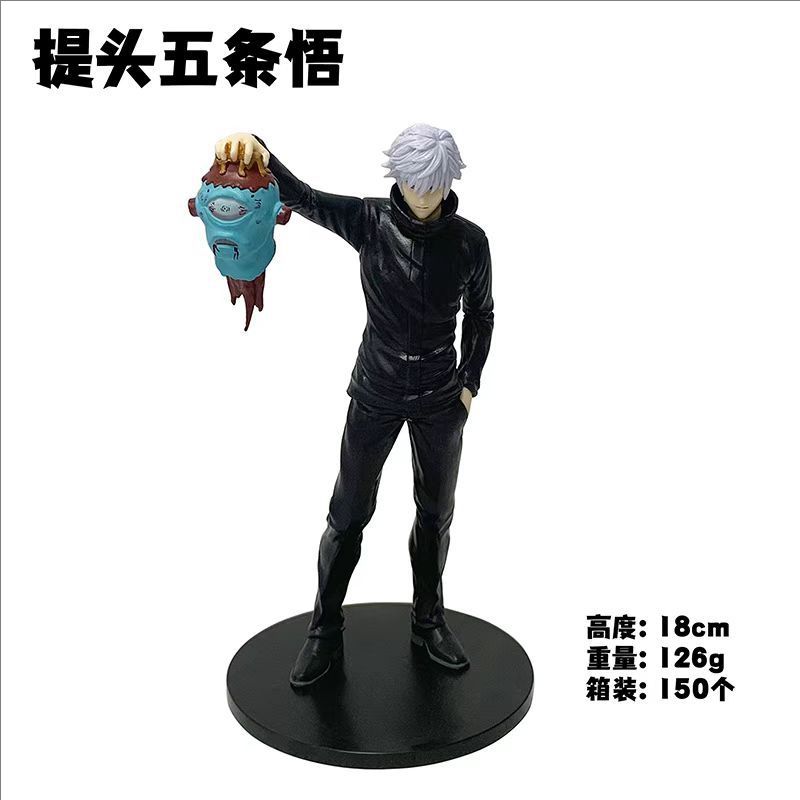 17,5-19 см Аниме Фигурка Jujutsu Kaisen AWAKENING Сатору Годжо ПВХ Коллекционная Модель Игрушки Дети День Рождения Рождественские Подарки